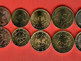 Болгария 2026 г. - набор монет ЕВРО, первый выпуск - 400 лей