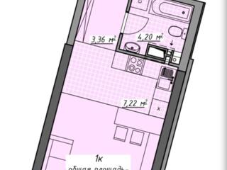 Продам 1 комнатную квартиру в жк «Атмосфера» / Курортный пер. 2