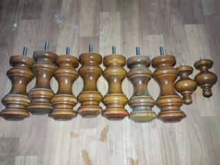 7 ножек мебельных. Ножки 7шт 175-180мм шпилька 45-50мм. Бельцы