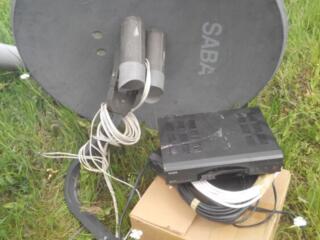 Спутниковая антенна с 2 ресиверами. Бельцы