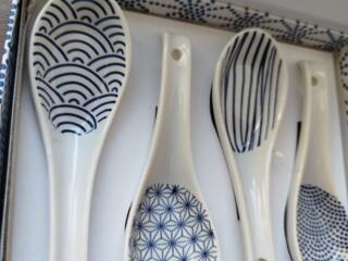 Продам набор из 4 японских керамических суповых ложек Tokyo