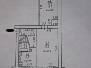 2 комн, Балка, р-н Тернополя, 3/5