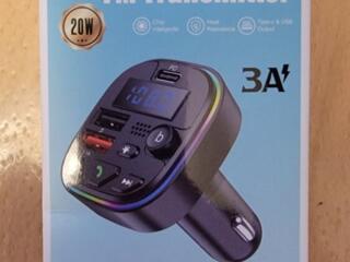 Bluetooth FM-передатчик для автомобиля, беспроводной MP3- Модулятор с двумя USB-портами