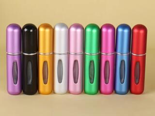 Металлические мини-флаконы для парфюмерии, перезаправляемые, новые.