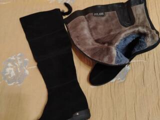 Продаю сапоги новые замшевые
