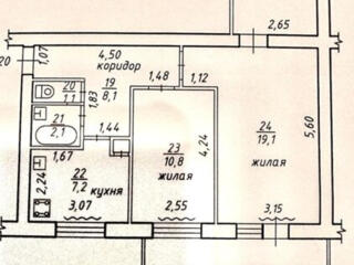 3 комн, Балка, Школа 12, 5/5