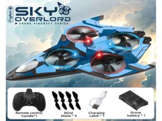 Радиоуправляемый самолёт-дрон на пульте управления. Прочный, новый.