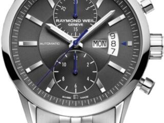 Raymond Weil Freelance Automatic Grey Chronograph Часы Ceas RRP 2400 €