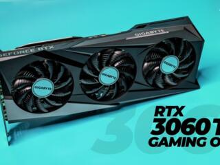 С гарантией и рассрочкой: Gigabyte RTX 3060Ti GDDR6 8Gb 70° 200Ватт