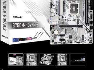 ASRock B760M-HDV/M. 2 + celeron G6900