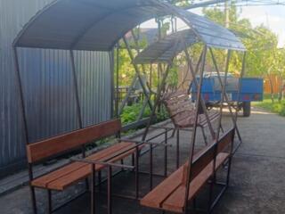 Качели, лавки, столы, беседки, мангалы