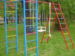 Детские качели, горки, машинки, турники, карусели