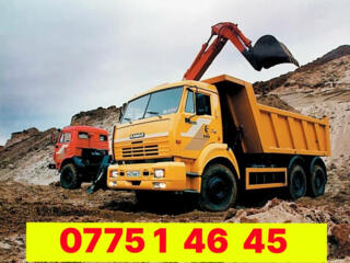 ГРУЗОПЕРЕВОЗКА, доставка: песка, гравия, пгс, глины...