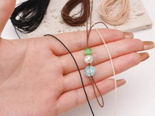 Вощённые нейлоновые нити для украшений, рукоделия, прошивки обуви