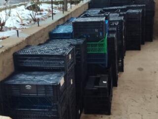 Штабельные пластиковые ящики