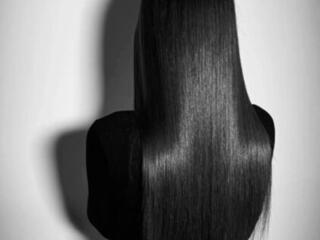 Выпрямления волос с кератином