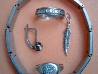 Серебро по 165 руб.