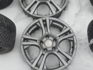 Продам лёгкосплавленные диски с шинами michelin все сезонка