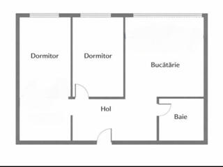 Apartament cu 2 camere, Râșcani