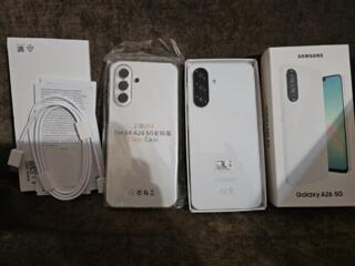 Новый! Samsung A26, 8/256, белый, в подарок чехол, без торга