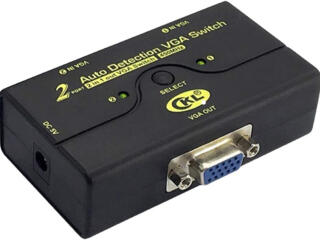 CKLau 450 МГц полоса пропускания, 2-портовый VGA-коммутатор