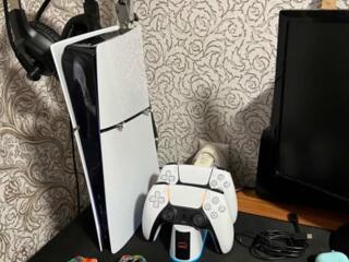 PlayStation 5 Slim Digital Edition, без дисковода, 1 Tb SSD, 2 гейм
