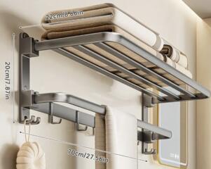 Двойная вешалка для полотенец