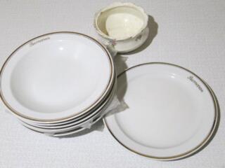 ТАРЕЛКИ РЕСТОРАННЫЕ СССР-70х НОВЫЕ для 1х блюд=35р. шт. Дёшево!!