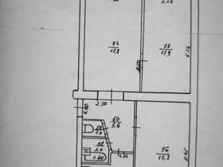 Меняю в Кишинёве на Рышкановке 3-х комнатную на 2-х на Рышкановке