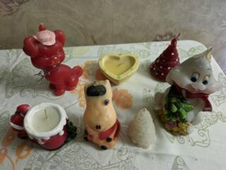 Свечи декоративные 40руб за все