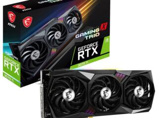 С Гарантией и Рассрочкой: MSI RTX 3070ti GamingX TRIO 8Gb GDDR6 Топовая