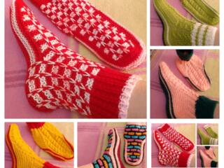 Ручное вязание - новые нестандартные модели носков, размер 37-40, тел.