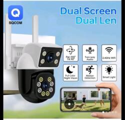 Уличная двойная камера видеонаблюдения Wi-fi