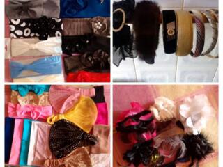 Обручи, косынки, повязки и заколки для волос, цена 15 -