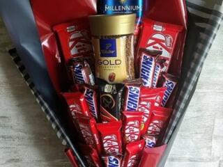 Съедобные букеты на любой вкус.