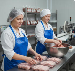 Мясной завод SKIBA набирает сотрудников.