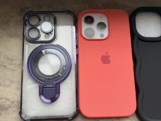 Чехлы для Apple 15 pro max и Apple 14 pro, защитные стёкла.