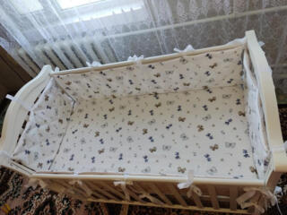 Детская кроватка Veres + всё для малыша (бортики, пеленатор, горка)