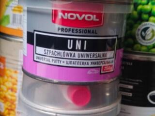 Автошпаклевка Novol UNI (250г) универсальная