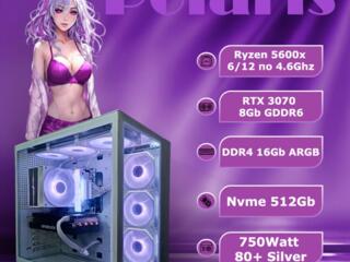 Белый: Ryzen 5600x(4.6Ghz)+16GB+RTX 3070+Nvme 512Gb+Silver 750Watt 80+