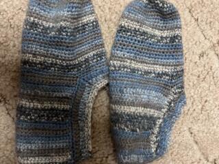 Ручной работы следки тёплые