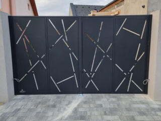 Откатные современные ворота