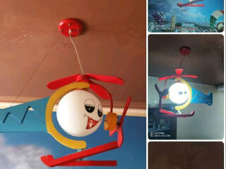 Продается люстра для детской комнаты "Вертолётик", в хорошем состоянии