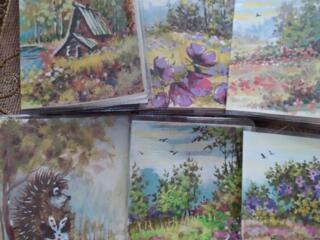 Эксклюзивные обложки на паспорт: Мини-картины акрилом.