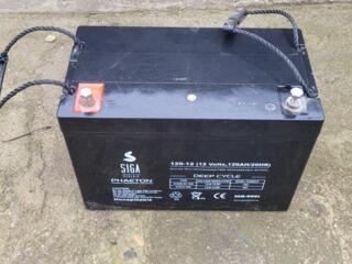 Продам гелиевый аккумулятор для электро мотора на лодку 12 Вольт 120AH