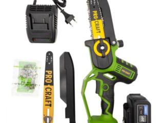 Пила Аккумул. PROCRAFT 32Li (20V/4Ah)Шина 20и15см. Доставка, Рассрочка