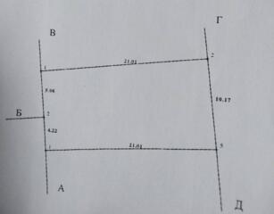 Предлагается земельный участок правильной формы площадью 2 сотки в ...