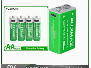 Аккумуляторные батарейки АА и Крона. Аккумуляторы LI-ion.