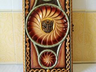 Нарды элитные большие резные Трансформеры эксклюзив!