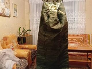 Спальный мешок и походный рюкзак